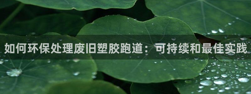 尊龙凯时平台有没有不到账的：如何环保处理废旧塑胶跑道：可持续和最佳实践