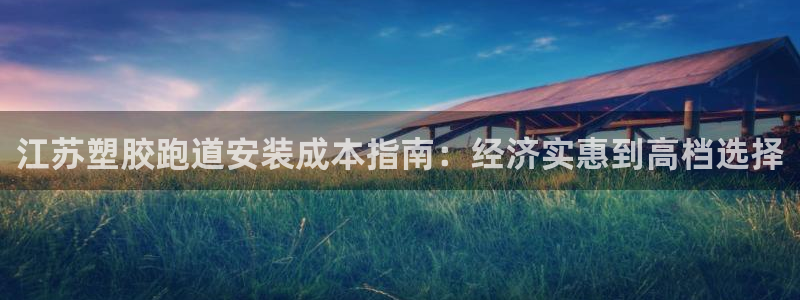 尊龙凯时美金能提取吗：江苏塑胶跑道安装成本指南：经济实惠到高档选择