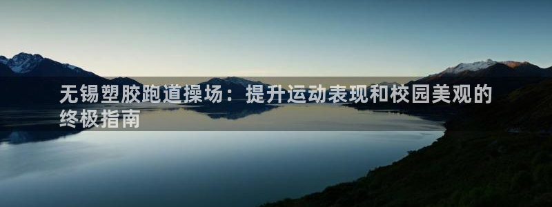 尊龙官网手机版下载：无锡塑胶跑道操场：提升运动表现和校园美观的
终极指南