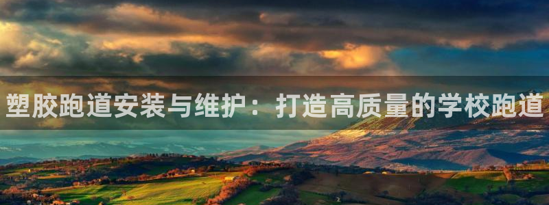 尊龙凯时是大平台吗：塑胶跑道安装与维护：打造高质量的