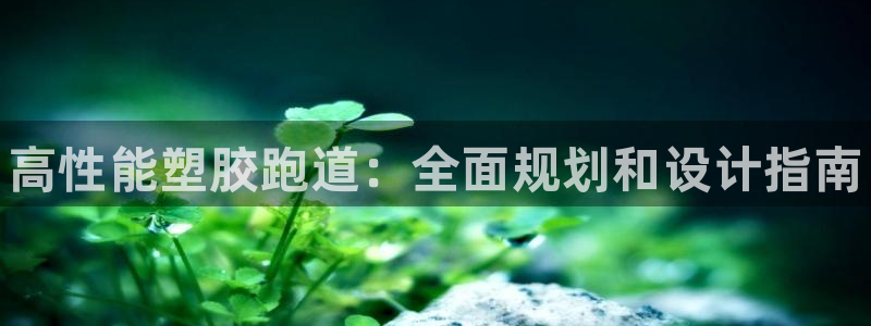 怎样能成为尊龙凯时平台的会员：高性能塑胶跑道：全面规划和设计