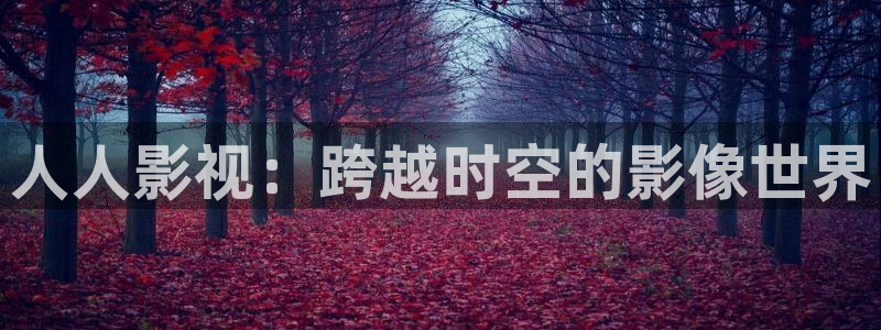 依依影院 成人：人人影视：跨越时空的影像世界