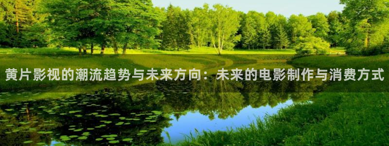 依依电影av：黄片影视的潮流趋势与未来方向：未来的电影制作与消费方式