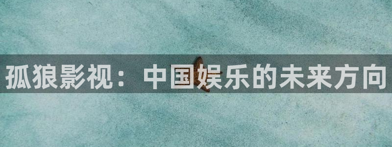 成人依依热影院：孤狼影视：中国娱乐的未来方向